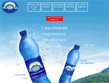Tablet Screenshot of eau-rozana.com